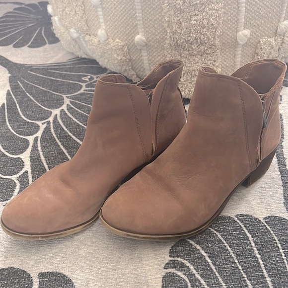Lucky Brand Shoes - Lucky brand booties in a brown/nutmeg perfectly warn in and still look fabulous